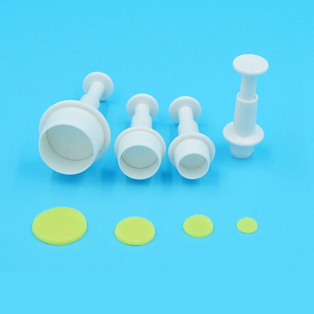 CONOPERY Bộ 4 Khuôn Cắt Bánh Quy Mini Bằng Nhựa Tiện Dụng