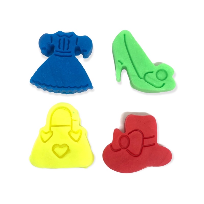 Khuôn in hình cho bé gái thích làm thích làm đẹp váy giày túi xách nón