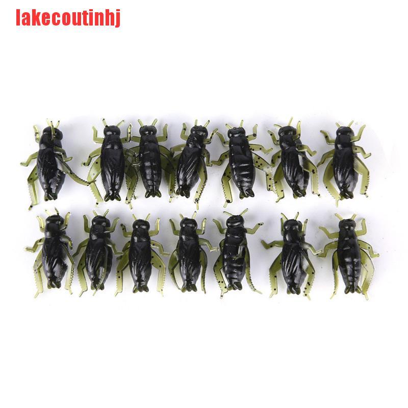 {lakecoutinhj}20Pcs Soft Fishing Lures Pesca Lightweight Cricket Insect Lure Simulation Baits VSQ