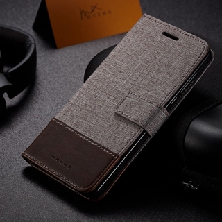 Vải Vải Nam Châm Da Dành Cho Xiaomi Redmi 9C 9A 9 Note 9s 8T 8 9 Pro Max Ốp Lưng Ví Kép Thẻ Màu Bỏ Túi Khe Cắm Lật Sách Đứng Dành Cho Redmi 10X K20 K30 Pro