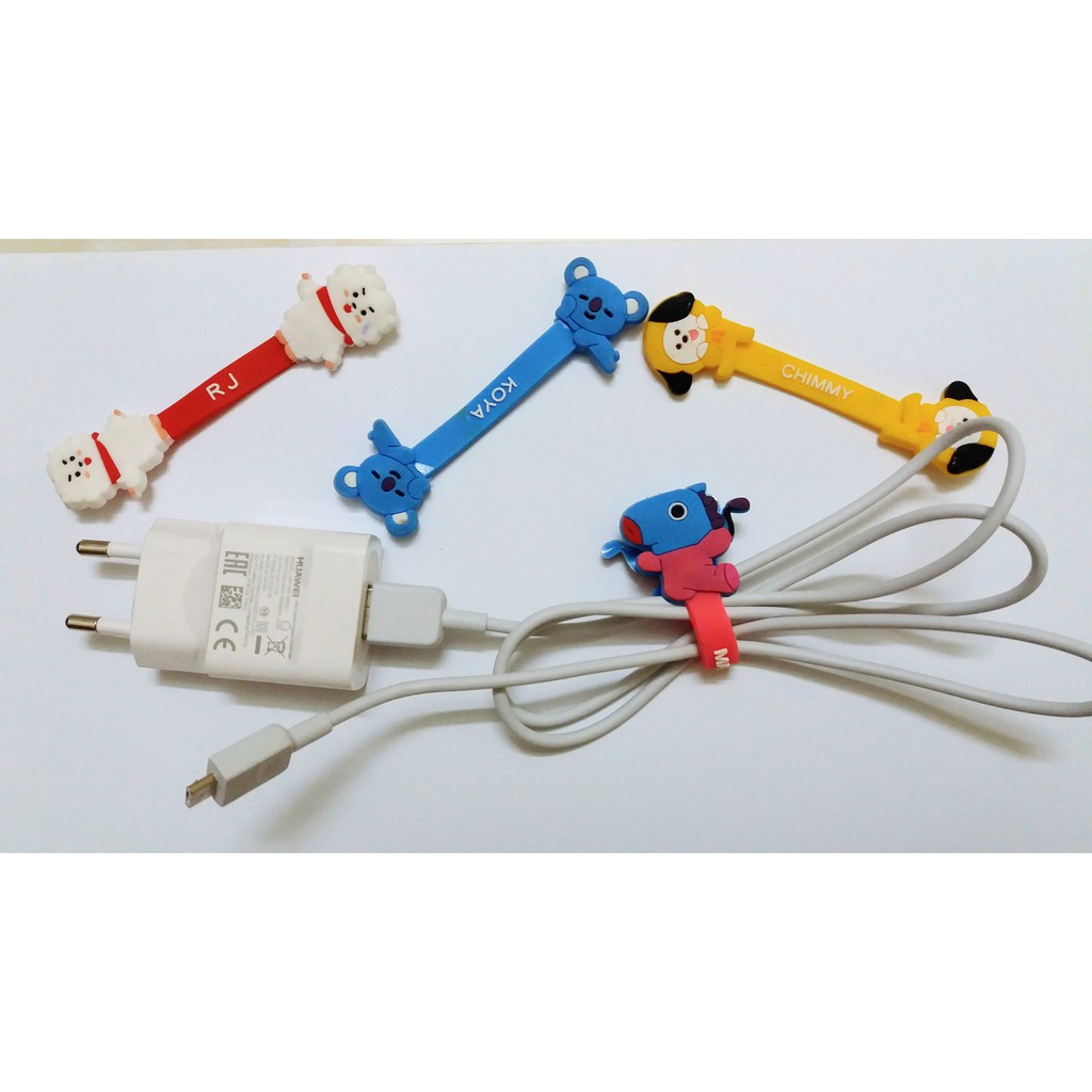 Kẹp tai nghe, dây xạc BT21 | BigBuy360 - bigbuy360.vn