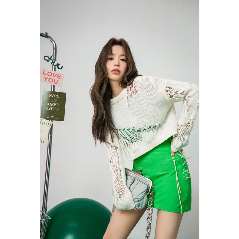 Porozi  Áo sweater  dệt kim tay dài phong cách thời trang Hàn Quốc tùy chọn màu sắc cho nữ