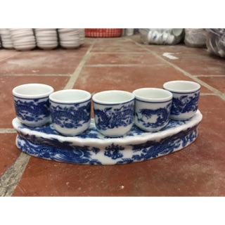 Bộ chén nước thờ cúng