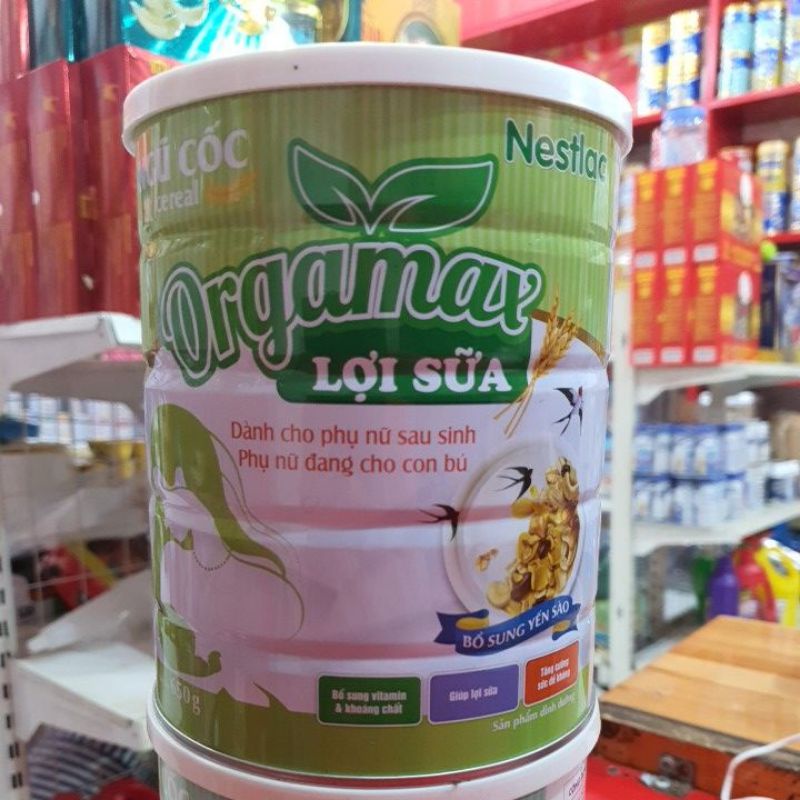 thanh lý ngũ cốc lợi sữa orgamax