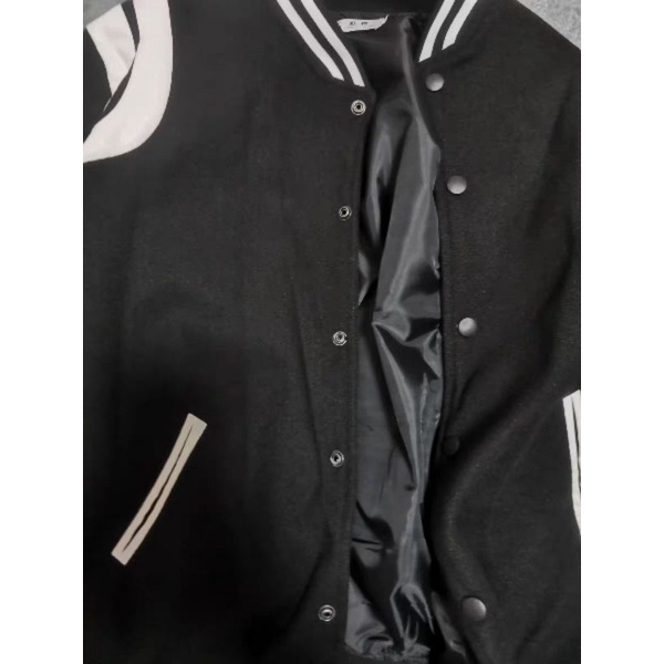Áo khoác Varsity Teddy Chần bông Unisex chất đẹp