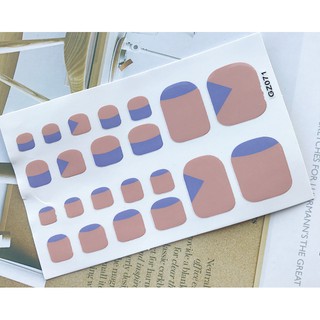 Miếng dán móng chân - Nail Wraps (22 miếng dán khô)