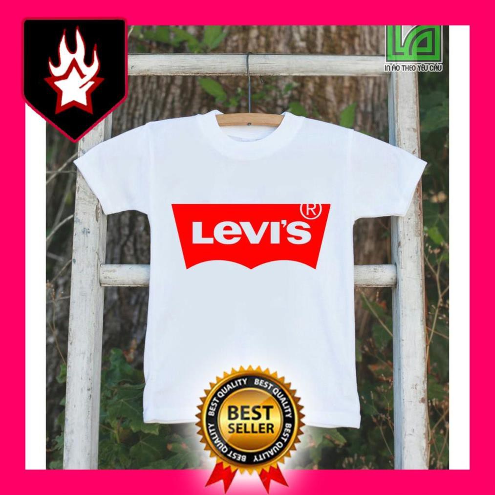 HOT- áo thun in logo levis trẻ em in tại shop - giá rẻ