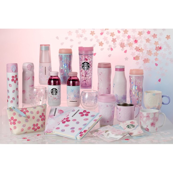 Ví Starbucks tặng kèm Màu Dạ, BST Sakura