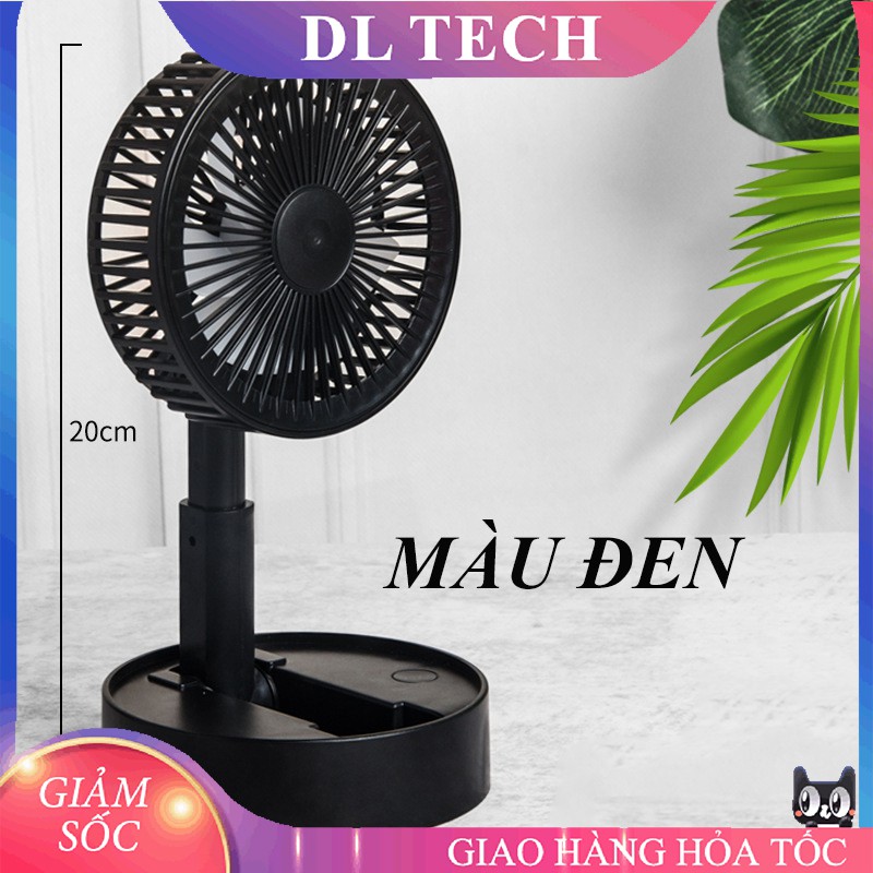 Quạt sạc tích điện mini gấp gọn A9 mini cầm tay để bàn siêu mát pin dùng 5h DL TECH | BigBuy360 - bigbuy360.vn
