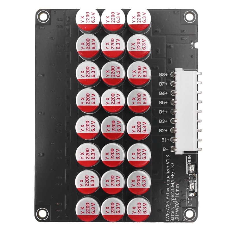 Bảng mạch cân bằng năng lượng pin Lipo Lifepo4 8S 5A