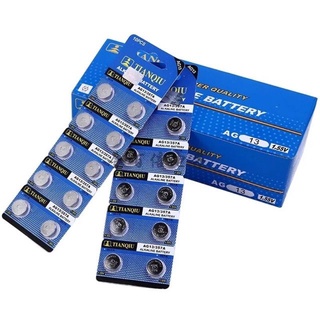 Pin nút áo Ag13 tianqiu 1,5v hàng chuẩn Tianqiu [VỈ 10 VIÊN]