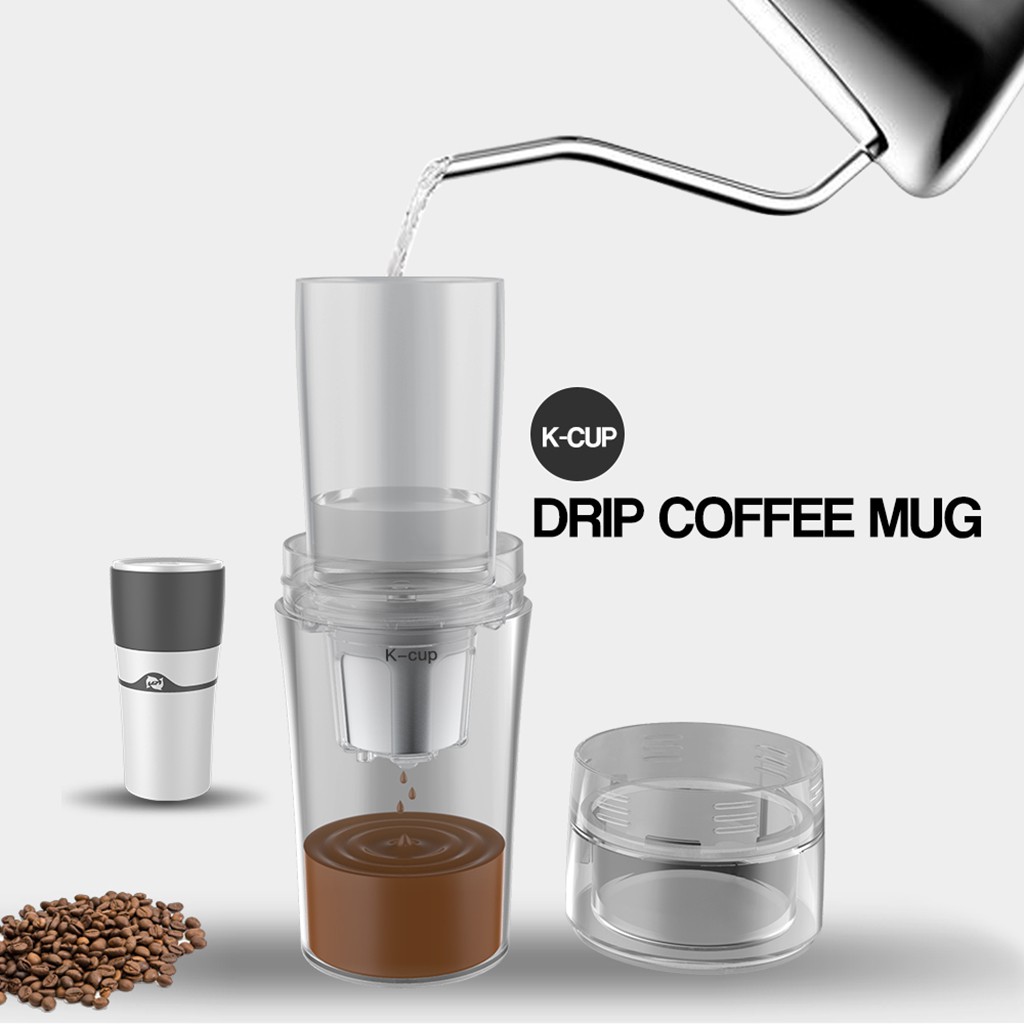 Portable Espresso Maker Single Serve Coffee Maker Travel Mug Mini Coffee Machine