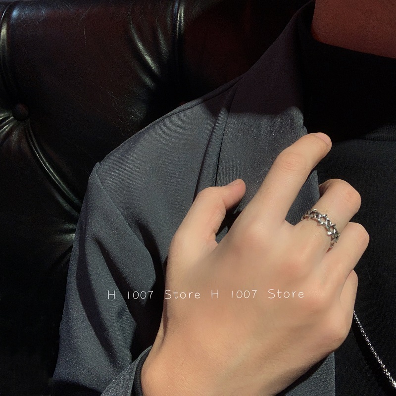 Nhẫn ngôi sao thời trang phong cách harajuku cổ điển có thể điều chỉnh