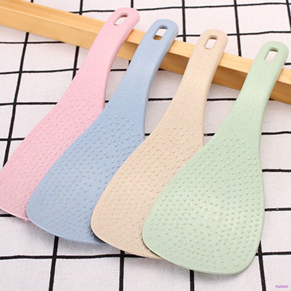 Muỗng để xới cơm bằng xơ lúa mạch chống dính tiện dụng cho nhà bếp