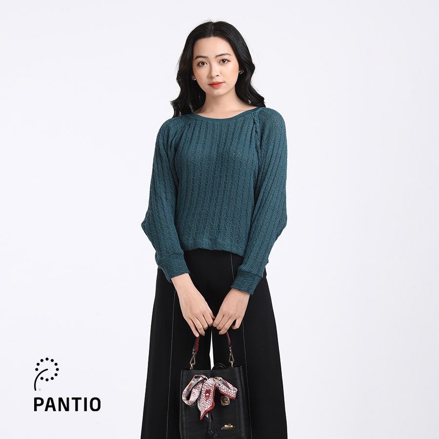 FAT9060 - Áo dệt kim dài tay kiểu dáng basic đơn giản - PANTIO