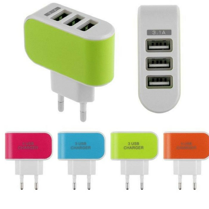 SẠC ĐIỆN THOẠI 3 CỔNG USB