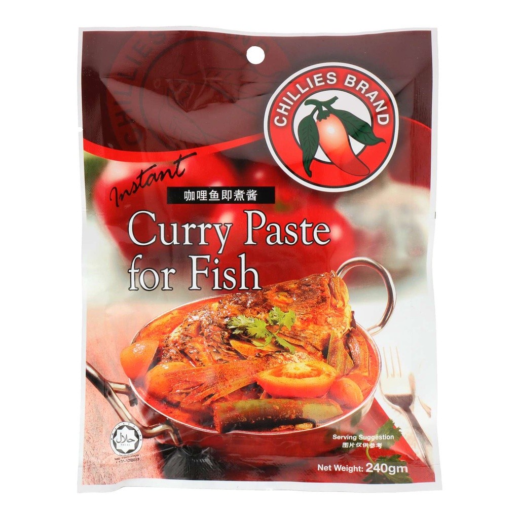 Gói gia vị cá hiệu Chillies Brand Curry Paste for Fish 240g