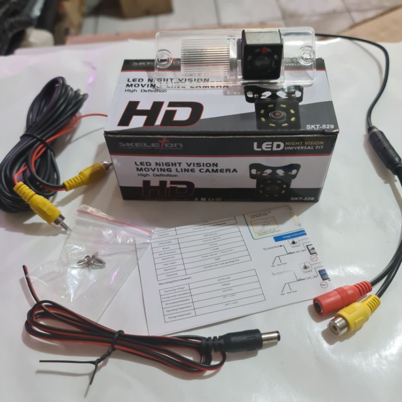 Camera Hậu Ô Tô oem 8 Đèn led Chuyển Động