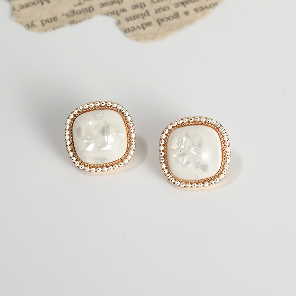 NEEDWAY Vintage Bling For Women S925 Needle Jewelry Stud Earrings