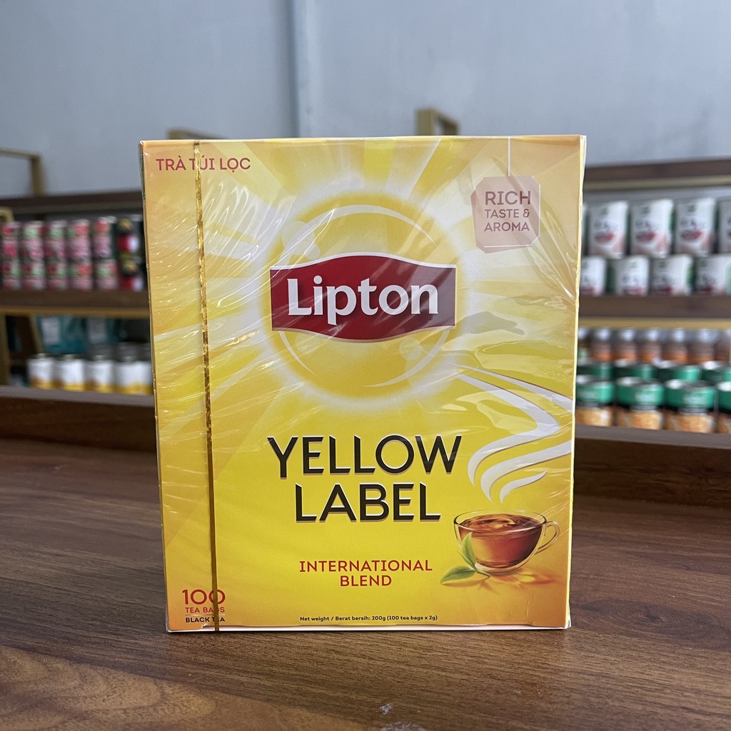 Trà Lipton Nhãn Vàng 100 Gói