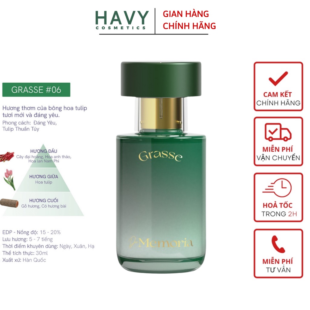 Nước Hoa De Memoria 06 Grasse 30ml