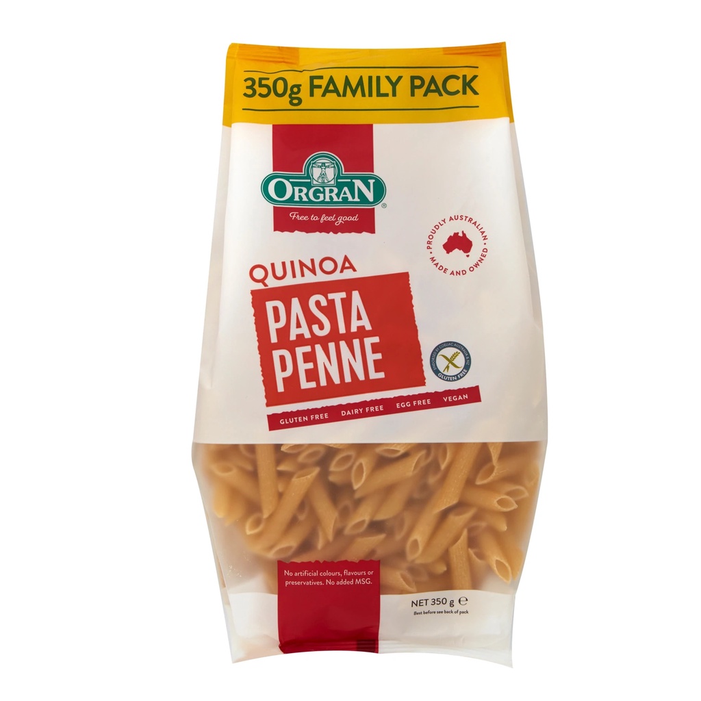 Nui ống diêm mạch Orgran Gluten Free Quinoa Pasta Penne 350g