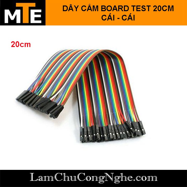 Dây cắm board test cái cái 20 cm (40 sợi)