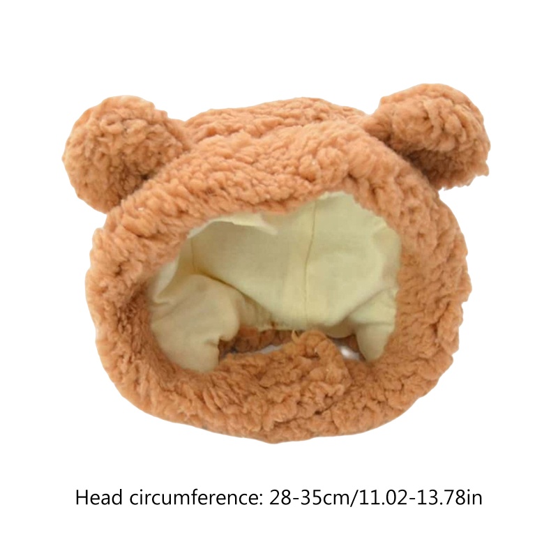 Mũ Tai Gấu / Thỏ Giữ Ấm Có Thể Điều Chỉnh Hóa Trang Dễ Thương Cho Thú Cưng / Cún Cưng /