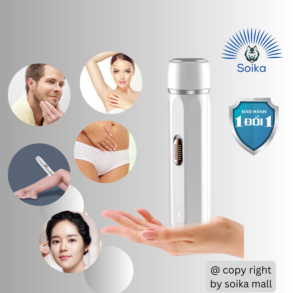 Máy Cạo Lông Vùng Kín Lông Nách Lông Mặt Cạo Râu Không Dây Sử Dụng Liên Tục Trong 1H BUGU CK-003