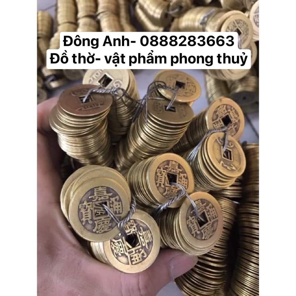 Đồng Tiền Xu Cổ Phong Thủy Bằng Đồng - Bỏ Ví - Chiêu Tài Lộc