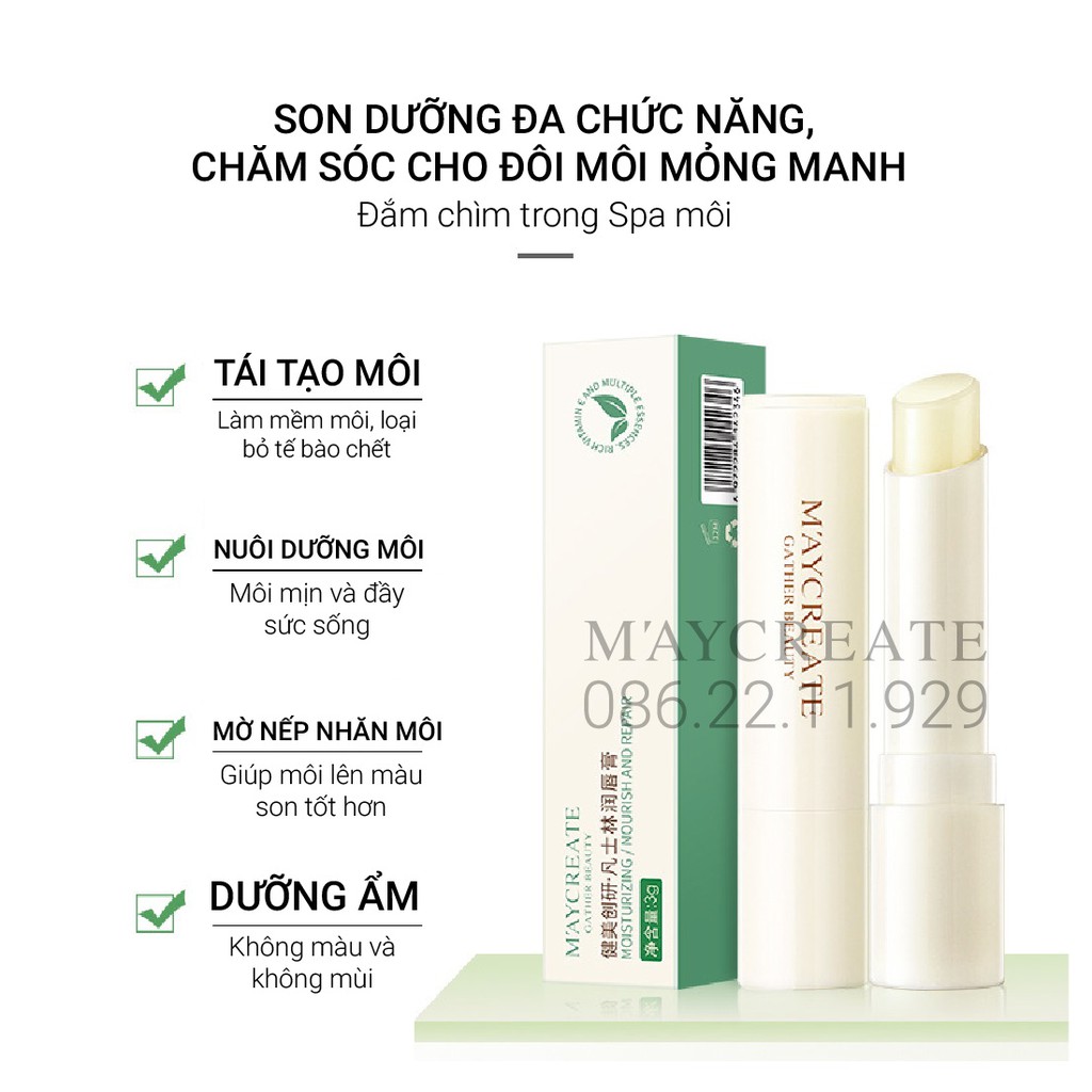 Son Môi Dưỡng Ẩm Maycreate Hàn Nội Địa Trung.