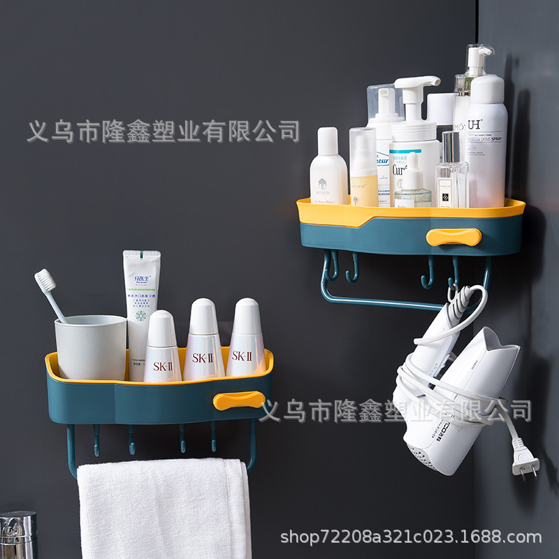 Kệ Đựng Đồ Dùng Hình Tam Giác Gắn Góc Tường Tiện Dụng Cho Nhà Bếp