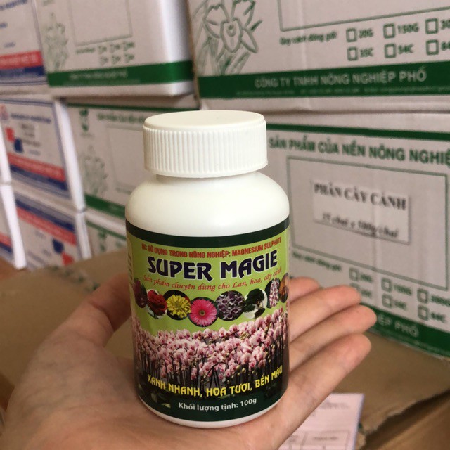 Super Magie_Phân bón siêu Magie cao cấp cho Lan và hoa cảnh
