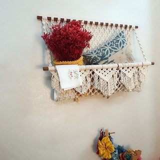 🌻 🌻  Kệ treo tường macrame đựng thú bông 🌻 🌻