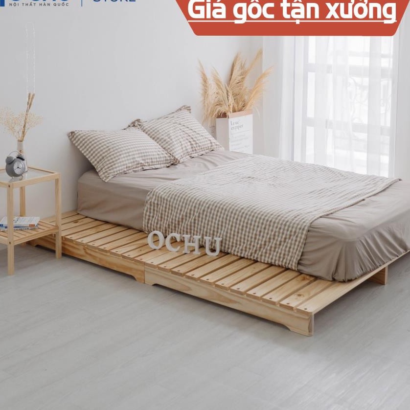 Giường Ngủ Pallet Gỗ Thông