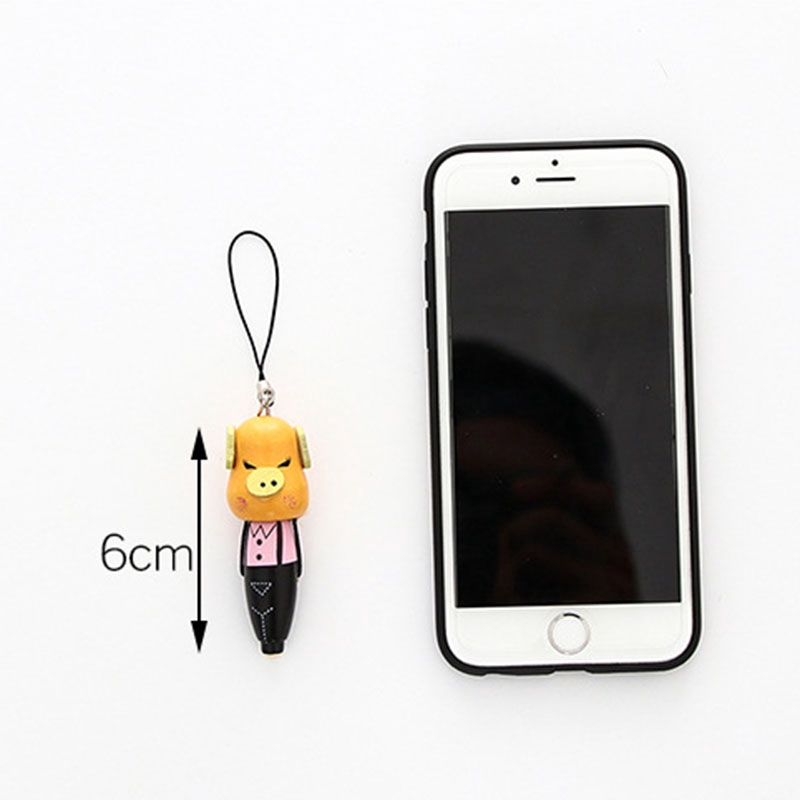 Bút bi mực gel bằng nhựa họa tiết động vật hoạt hình sáng tạo tiện lợi