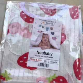 Bộ cotton giấy dài tay cho bé