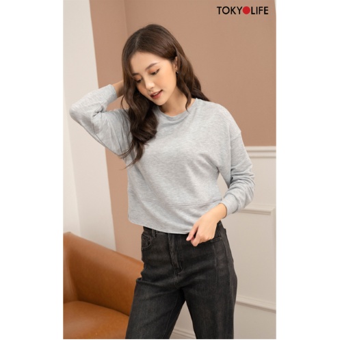 [Mã WABR2711 giảm 10% đơn 250K] Áo nỉ chui đầu Nữ TOKYOLIFE I9SWS510H | BigBuy360 - bigbuy360.vn