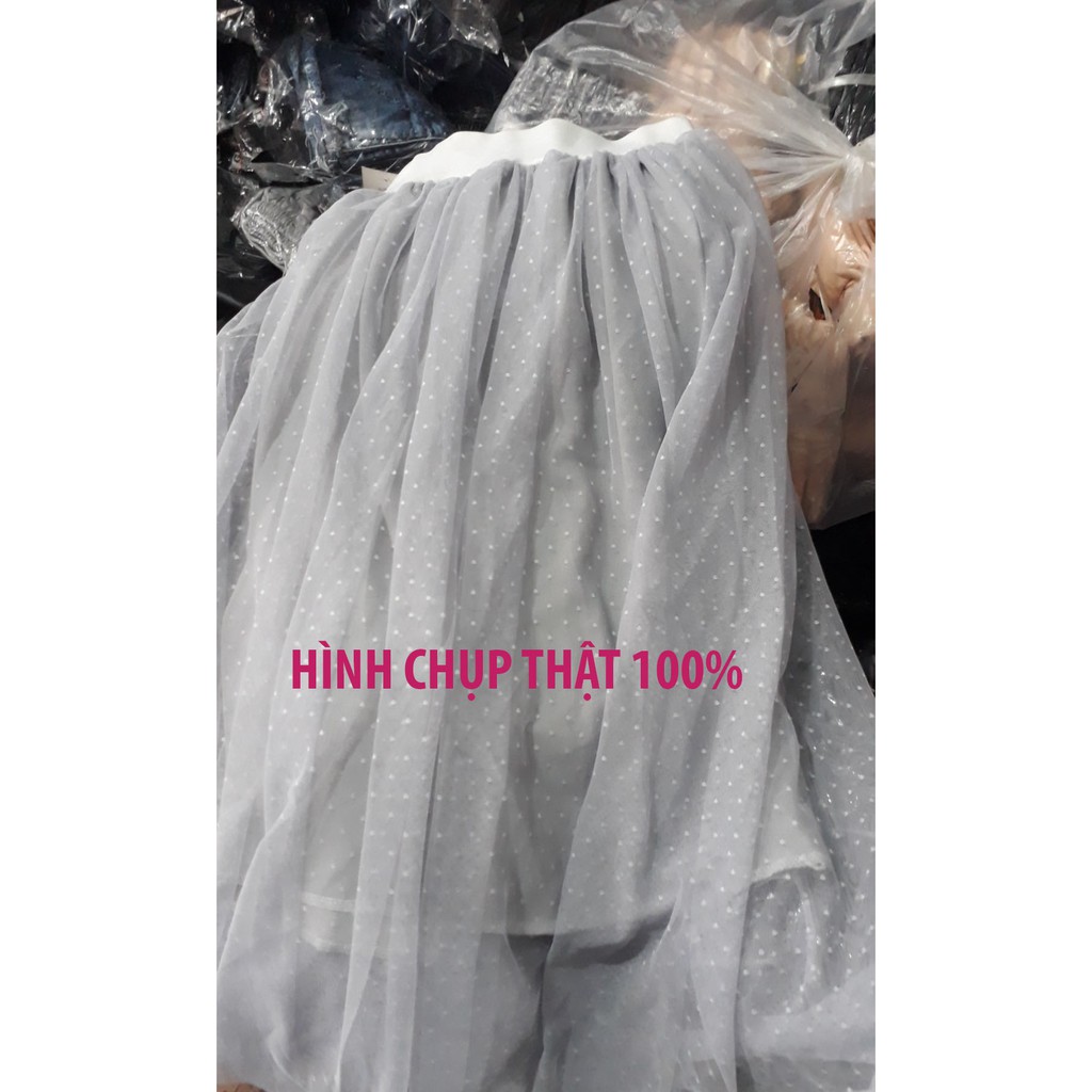 Chân váy ulzzang chấm bi 40-90kg
