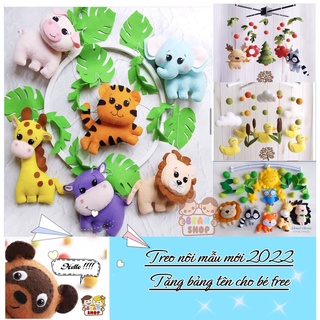 Đồ chơi treo nôi cho bé hổ con phát triển thị giác mẫu mới 2022