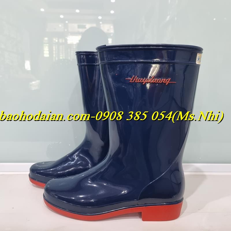 Ủng nhựa công Nhân Chính Hãng Thùy Dương- Màu Dương Đỏ - 285- Hình thật