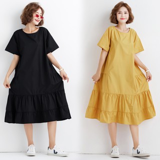 [order] đầm babydoll dáng rộng maxi