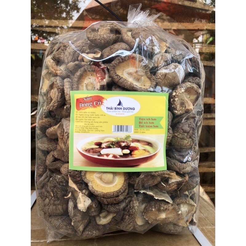 Nấm đông cô Khô 500g - 1Kg ( Nấm hương khô) Thái Bình dương