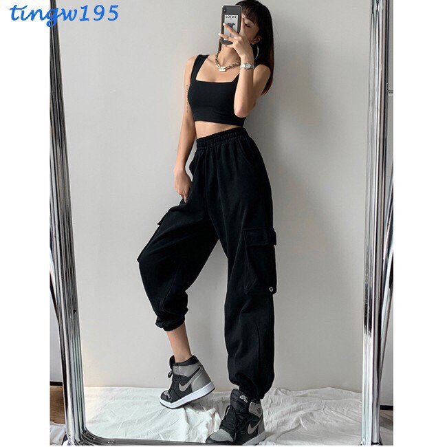 Áo 2 dây nữ cổ vuông bản to dáng croptop ôm trơn màu trắng đen 1st_clothes | BigBuy360 - bigbuy360.vn