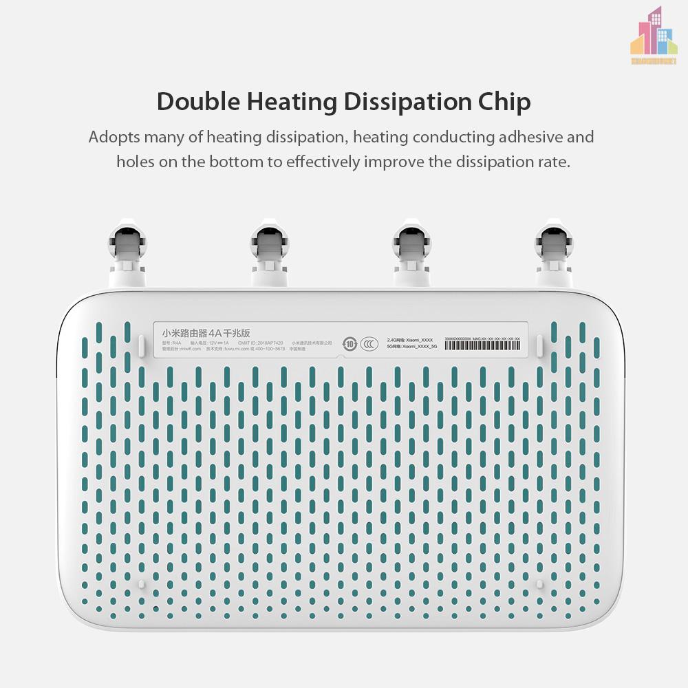 Thiết Bị Phát Wifi 4 Ăng Ten Điều Khiển Từ Xa Mi 4a Gigabit 2.4ghz 5ghz 1167mbps 128mb Ddr3 | BigBuy360 - bigbuy360.vn