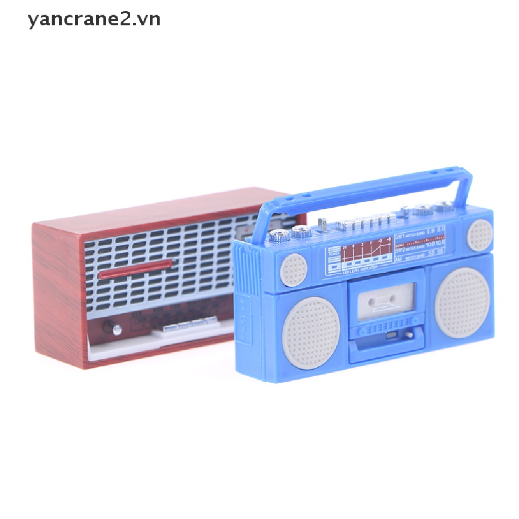 Mô Hình radio Đồ Chơi Mini Hoài Niệm Trang Trí Nhà Búp Bê {yancrane2.vn}