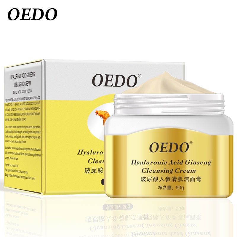 Hyaluronic Acid Sữa Rửa OEDO Mặt Tinh Chất Nhân Sâm Cho Nhạy Cảm Dạng Dưỡng Trắng Tẩy Trang Nhẹ Nhàng Sạch Mềm Mịn siêu cấp ẩm sâu cleaning 40g