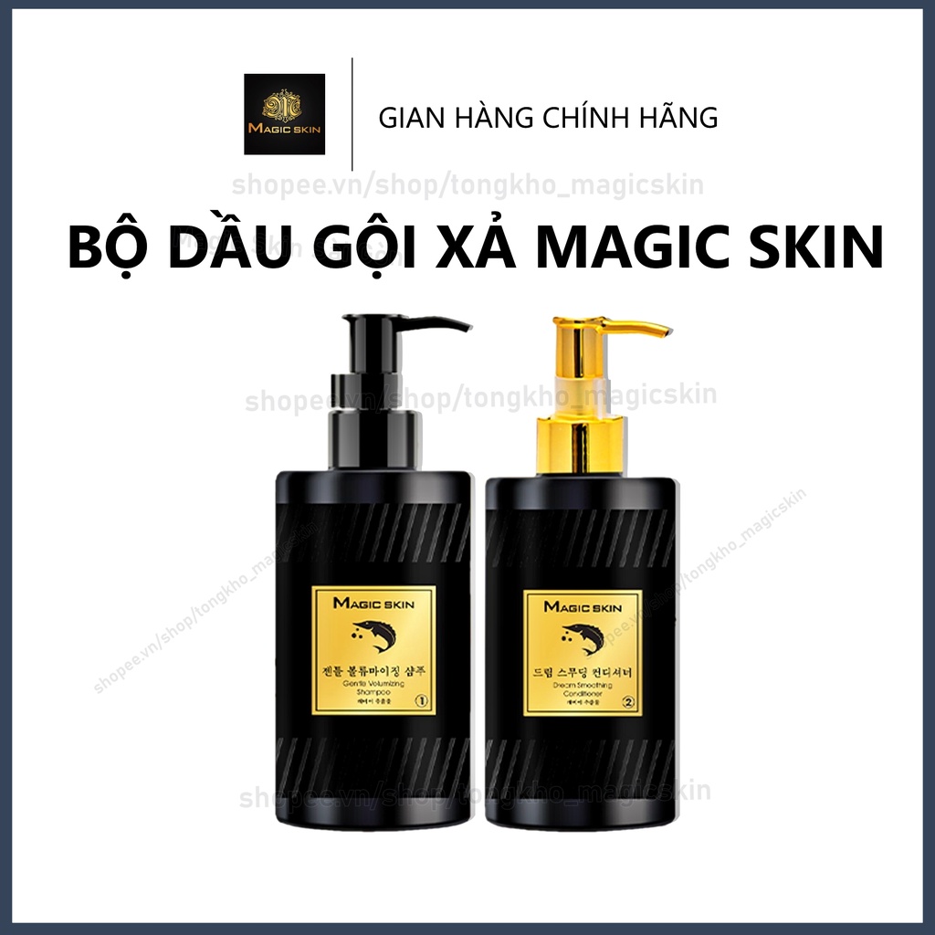 Bộ Dầu Gội Xả Tái Sinh Magic Skin | Combo Dầu gội &amp; dầu xả magicskin