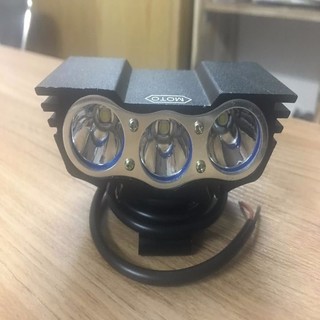 Đèn Led mắt cú 3 bóng | đèn led xe máy