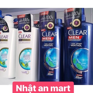 Dầu Gội Clear Men Bạc Hà 390-400ml Thái Lan